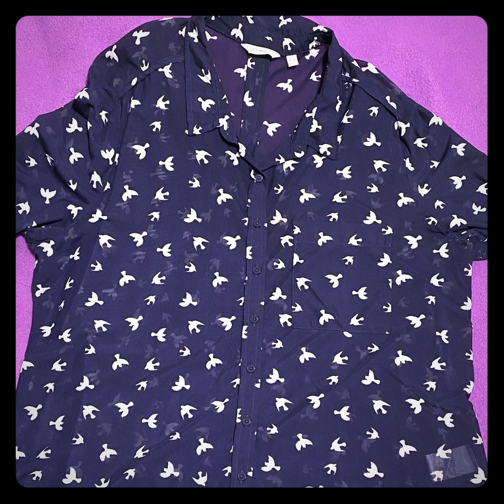 Blue navy blouse